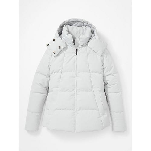 Marmot Down Jacket White NZ - Mercer Jackets Womens NZ627154